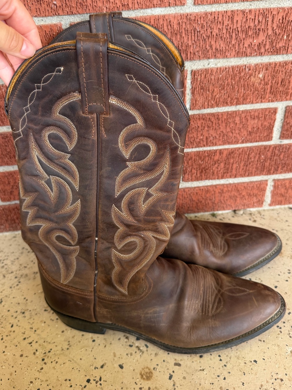 Dan Post Western‎ cowboy boots men’s size 10D